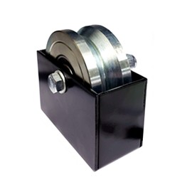 6" V Groove Caster Wheel with Box - V Groove Wheel for Sliding Gate V Groove Heavy Duty Caster Wheel Sliding Gate Roller Slide 6" Inch V Groove Caster Wheel V Groove Wheel