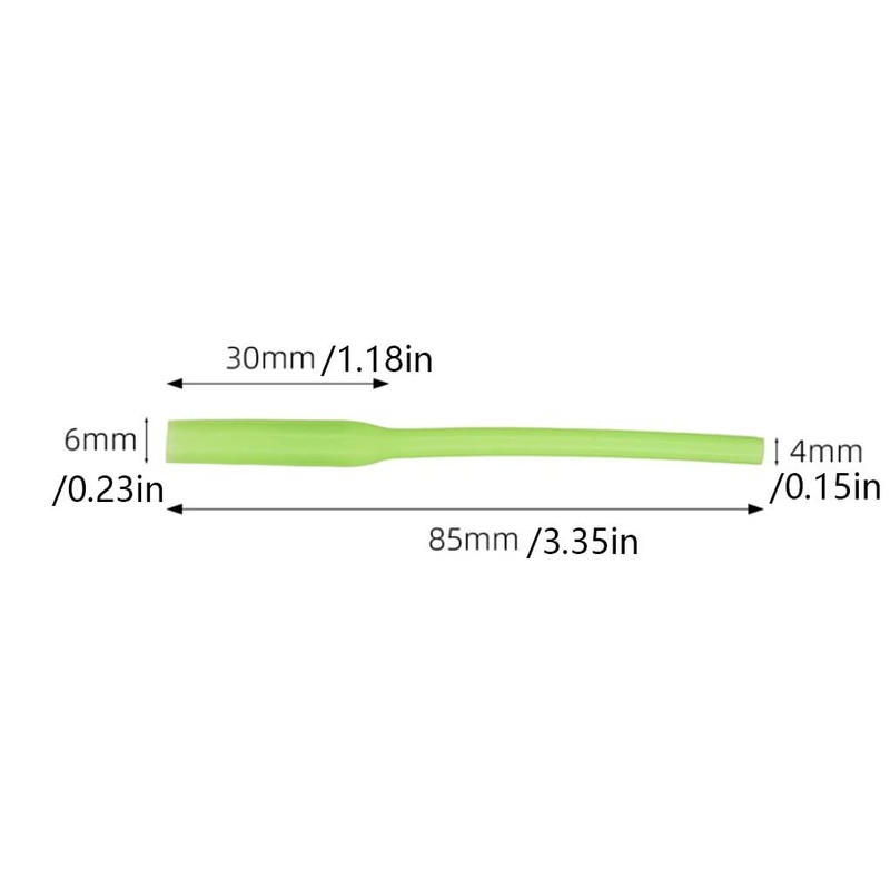 Generic 10pcs Fishing Sleeve Tubes Glow In Dark Rig Hook