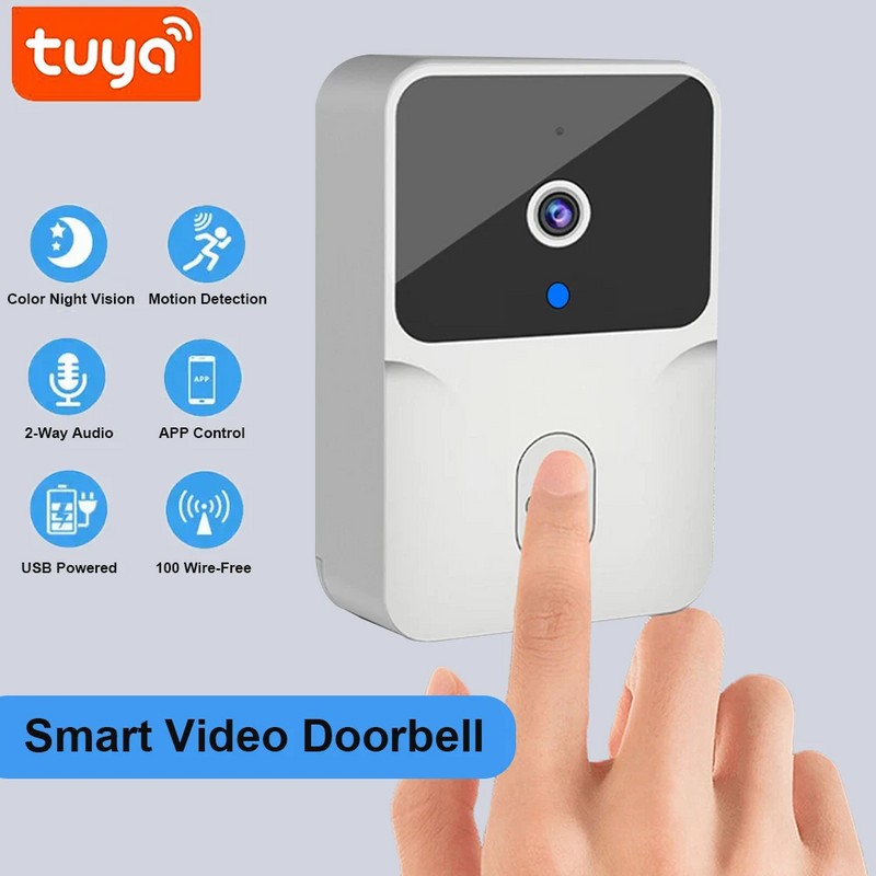 Wireless Video Doorbell for Home Security – HD WiFi Intercom