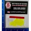Lure Yellow Round Plastic Beads - Made in USA -