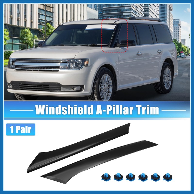 A ABSOPRO Pair Windshield A-Pillar Trim Panel for Ford Flex
