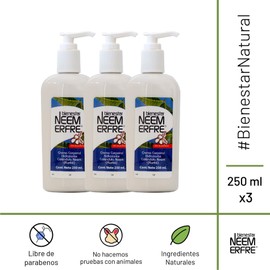 Crema Hidratante Humectante e Hidratante para Cara Manos y Cuerpo de Calendula Karite y Neem-Natural Vegana Artesenal- Para toda la familia - 250 g - 8.81 oz- Bienestar Neem Erfre (Paq de 3)