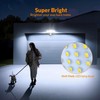 LEPOWER 1600LM LED Solar Security Lights Motion Outdoor, Motion Sensor