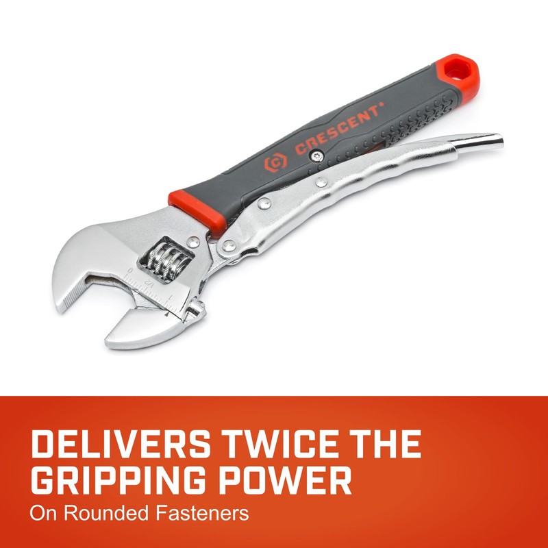 Crescent 10" Locking Adjustable Dual Material Wrench - ACL10VS
