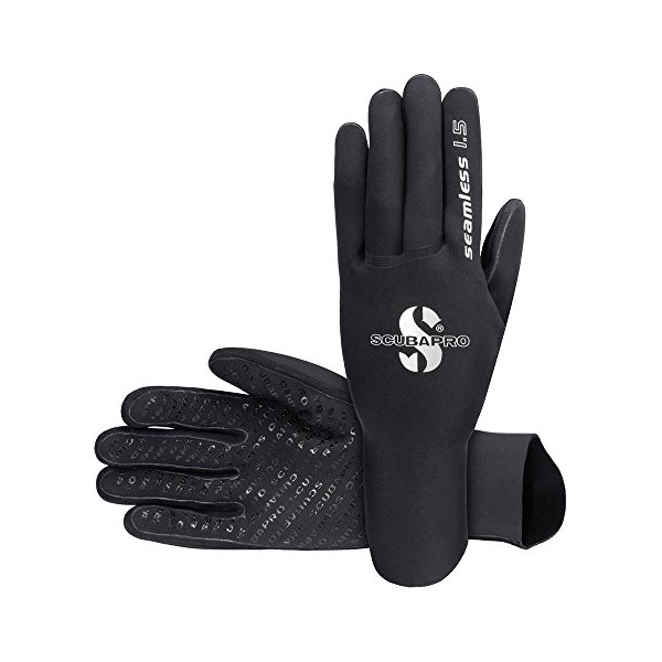 Scubapro Seamless Dive Glove, 1.5mm, Black, XL
