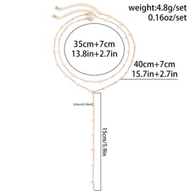 Dainty Pearl Jewelry Set for Women,14K Plated Gold/Silver Pearl Necklace and Earring Set Pearl Dangle Earrings-Pearl Bracelets-Pearl Choker Necklace Wedding Jewelry for Women Wife Bride Bridesmaid