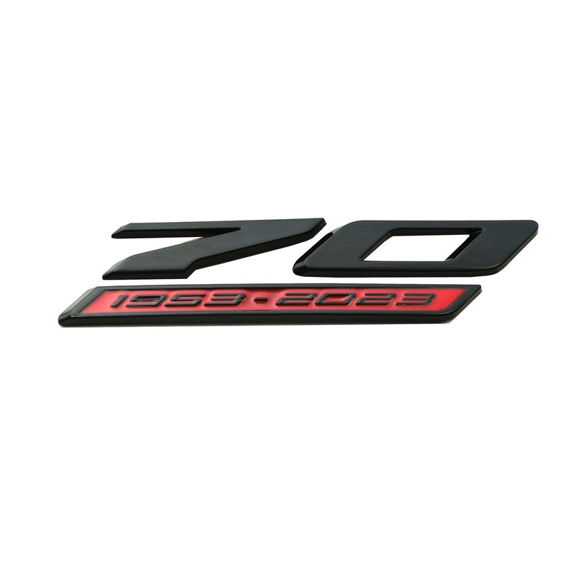 2pcs 70th Anniversary Side Emblem 3D Badges Replacement for 2020-2024