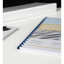 Gbc Binding Comb 12mm Blue Pack 100