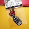 CHBROS Fire Bottle Embroidered Patch Iron on Patches for Clothing