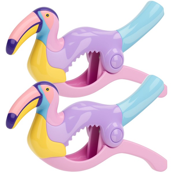 SHIDOW Beach Towel Clips, Jumbo Size Towel Clips for Beach