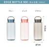 CBJAPAN EDGE BOTTLE 500 mlte Water Bottle with Memory, Blue,