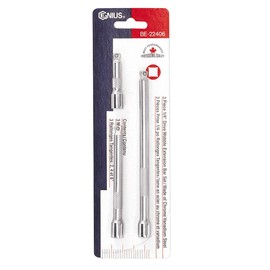 Genius Tools 3PC 1/4" Dr. Wobble Extension Bar Set - BE-22406