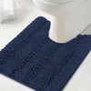 Smarcute Toilet Mat U Shaped Bathroom Rugs Bath Mats for