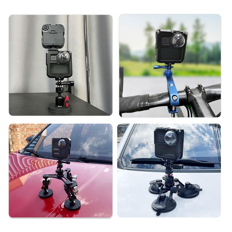 FIFIELD Housing Shell CNC Aluminum Alloy Protective Cage for GoPro