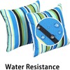 Enipate Inserts Included Outdoor Throw Pillows, Pack of 2 Striped