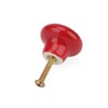 JAPCHET 20 PCS Red Ceramic Drawer Knobs, 32mm Ceramic Cabinet