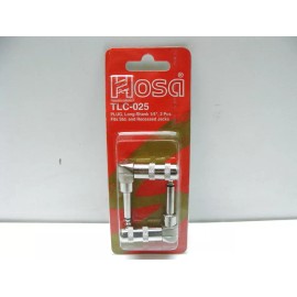 Hosa Technology Long-Shank 90 Right Angle Jack Plug 1/4" Hosa TLC-025 2 Pcs. for wire
