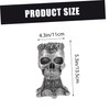 CAXUSD Skull Shaped Planter Pot Holder for Cacti Dried Flowers