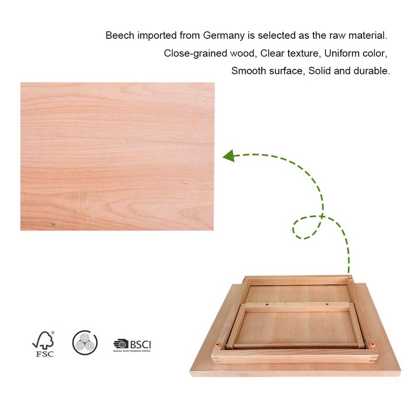 Tabletop Easel A3 Painting Easel with Smooth Surface, Adjustable Angle