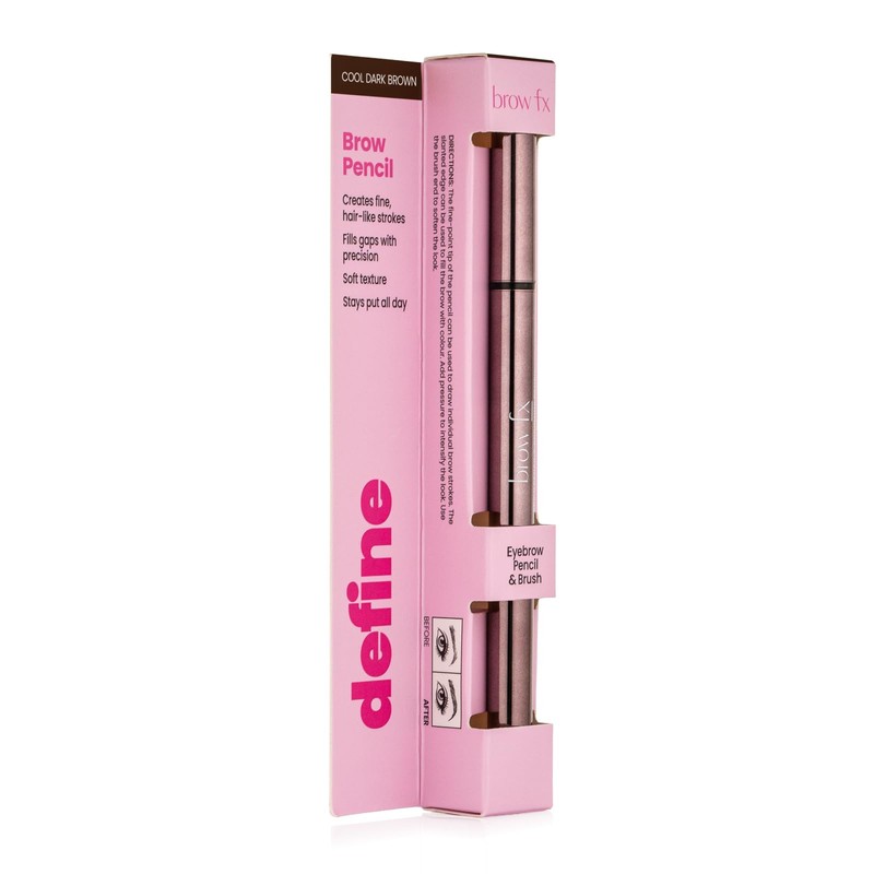 Brow FX Brow Grooming Pencil, Water-Resistant & Long-Lasting Formula, Double-Ended