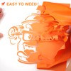 FUNKAKA Orange HTV Heat Transfer Vinyl Bundle, 12" x 10"