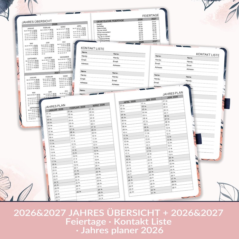 Calendar 2026 - Weekly Planner 2026 A6 from Jan -