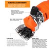 Stainless Steel Sheep Clippers Blade High Hardness Cutting Shearing Cutter