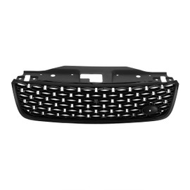 KARPAL Front Bumper Hood Grill Mesh Grille Compatible with 2017-2020 Land Rover Discovery 5 Black