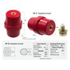 LBY 4pcs Busbar Insulator, SM-51 Polyester Insulated Junction Post with