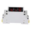 Digital Display Energy Meter Din Rail Mounted Volts Amps Hertz