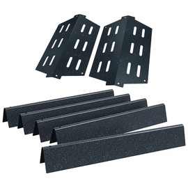 Grill Parts for Weber Genesis 300 Parts Replacement Weber Genesis E310 S330 E320 E330 S310 (w/ Front Control Knobs), for Weber Flavorizer Bars 62783 7620 7621 & Weber Heat Deflectors 7622 65505 62756