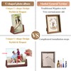 2 Pack 4x6 Picture Frame - Rustic Wooden Photo Frames