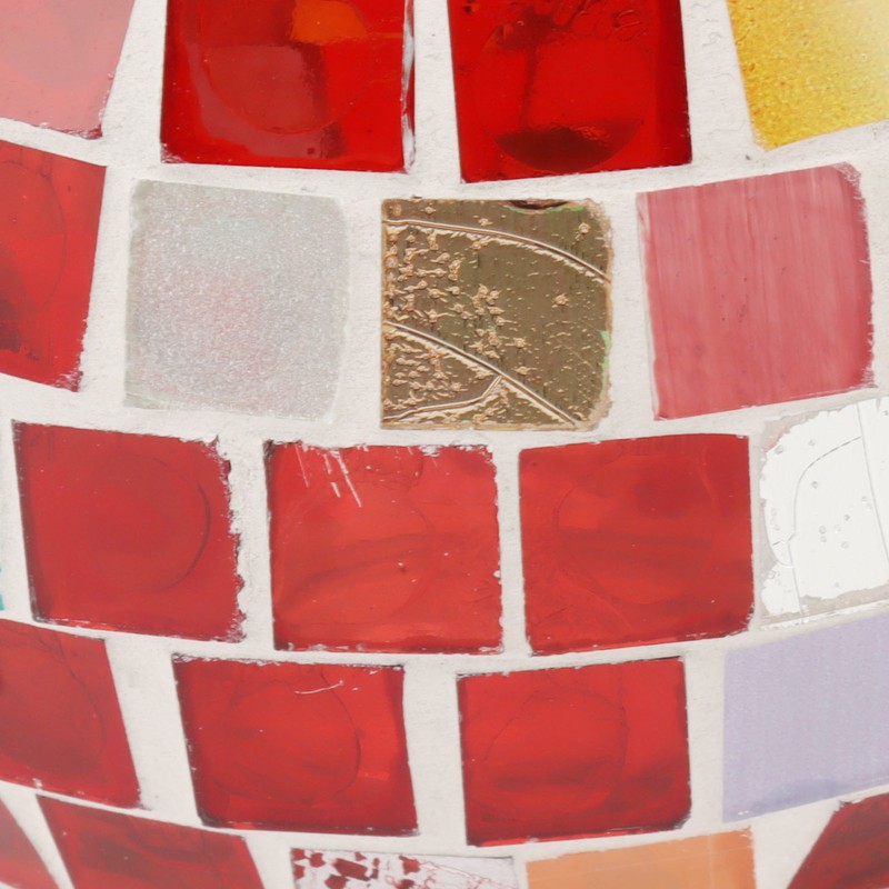 2PCS Mosaic Glass Tea Light Holder Romantic Deocrative Scented Candle