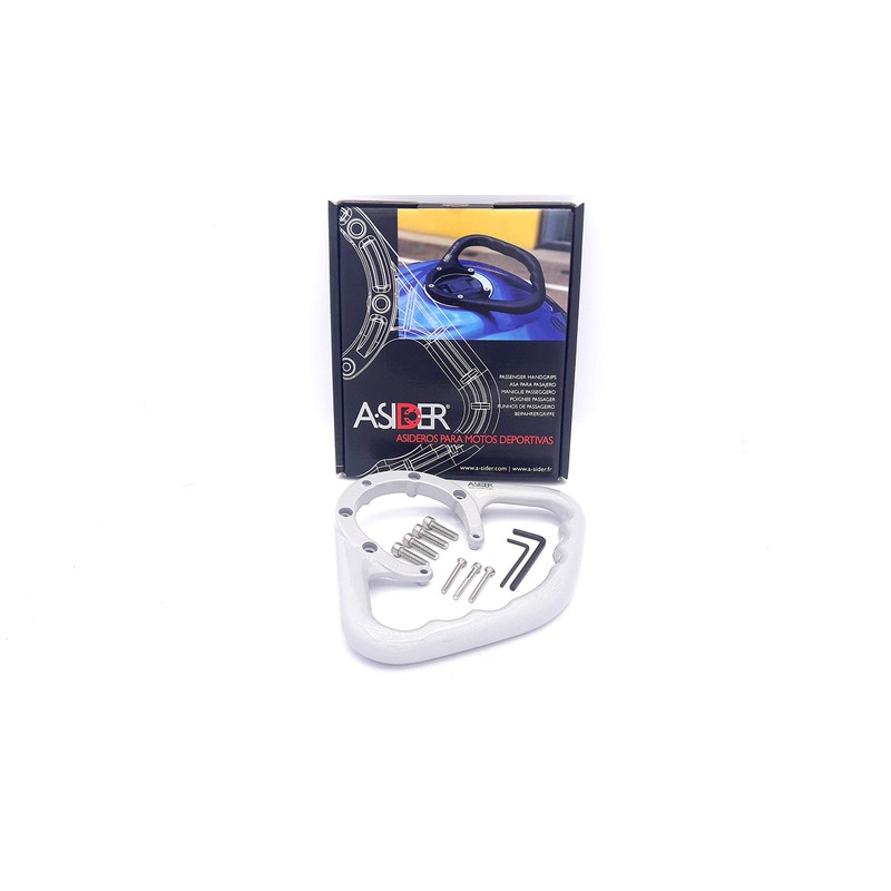Motorrad Tank Haltegriff Silber A-SIDER Sozius Honda Modelle