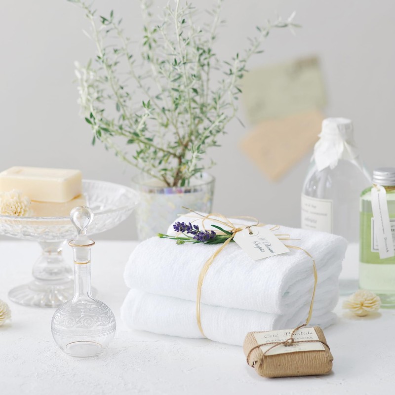 Dolce duo DAM-332 Imabari Towel Gift (Packaged), Face Towel, White,