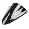 WYNMOTO Double Bubble ABS Plastic Windshield Windscreen Black Compatible for