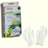 Moisturising Beauty Skin Gloves Ladies White Soft Cotton Lining Eczema
