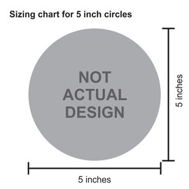 StickerTalk Bobcat Pride Vinyl Mascot Sticker, 5 inches by 5 inches