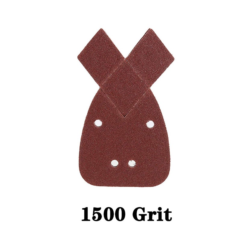 ExcInter 10 PCS 1500 Grit 4 Hole Sanding Sheets for