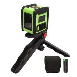 Green Beam Line Level with L Bracket Tripod Self Leveling IP54 Automatic Green Light Cross Leveler 5m