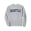 Seattle Washington Collegiate Style Varsity Block Letter Sweatshirt