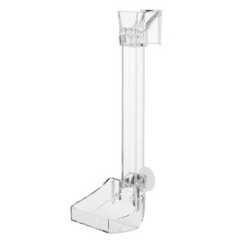 Anti-Float Aquarium Feeding Tube – Acrylic & Plastic Fish Feeder for Small Tanks, Precision Feeding Control, Easy Installation, Prevent Food Waste & Water Pollution (Medium(29cm))