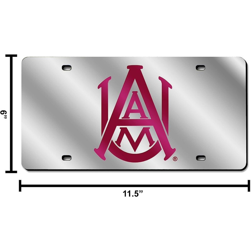 Rico Alabama A&M Bulldogs Acrylic License Plate Laser Tag