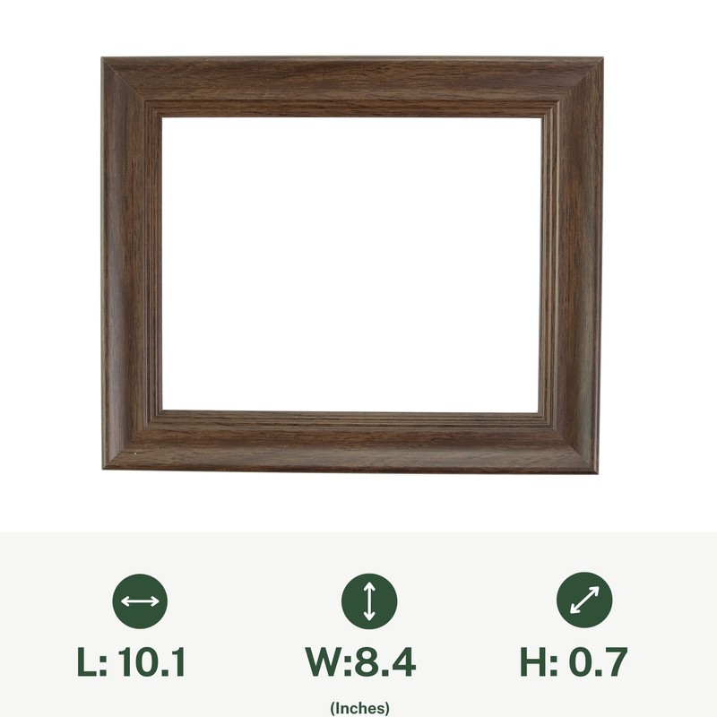 AZANCLK Detachable Frame for Alfajr CF-19 Azan Wall Clocks (Sepia)