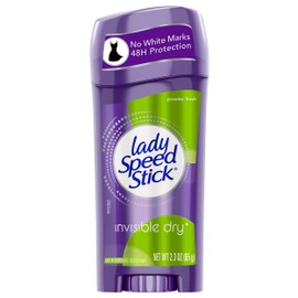Lady Speed Stick Lady Speed Stick Deodorant 2.3 Ounce Powder Fresh Invisi Dry (68ml) (3 Pack)