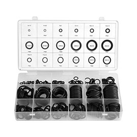 Junta tórica,279Pcs Kit 18 Tama?os de Caucho O-Anillo Set Conjunto Hidráulico Plomería Juntas Juntas Kit