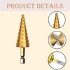3 PCS Drill Bit Sets Step Drill Bit Step Cone