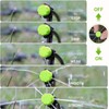 Rolcoassuns 100Pcs 1/4 Inch Adjustable Irrigation Drippers, 360° Micro Drip