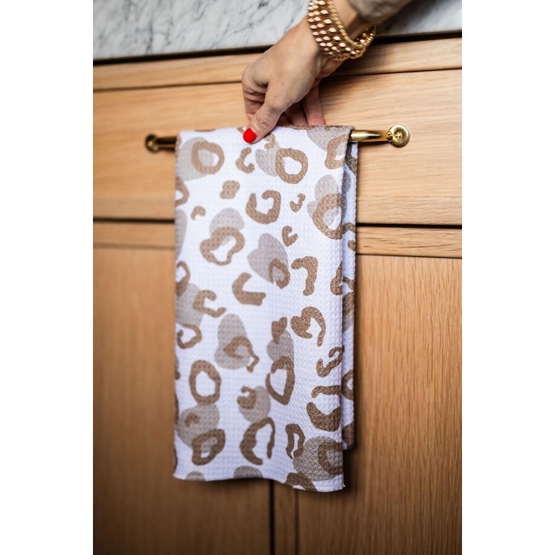 Desert Aqua || 2 Pack || Waffle Weave Microfiber ||