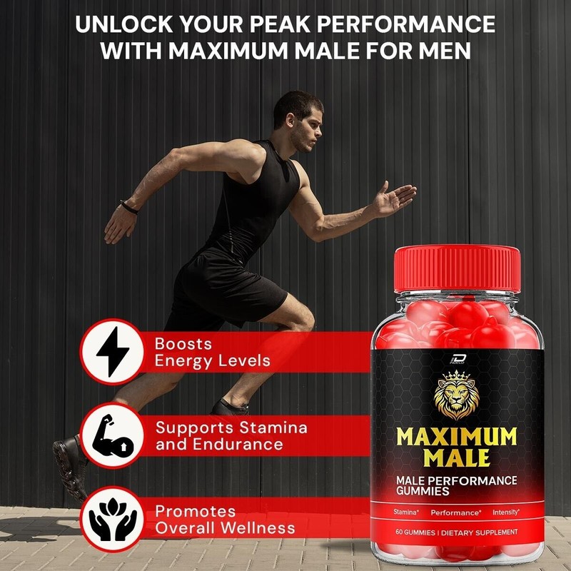 Maximum Male (1 Pack) Maximum Male Gummies for Men –